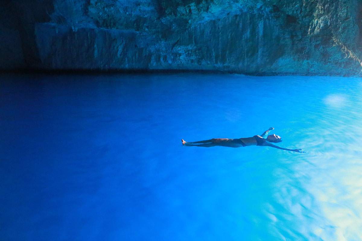 blue cave